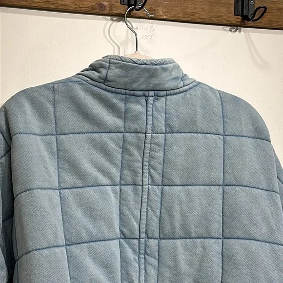Free People Light Blue Quilted Jacket - Picture 7 of 16